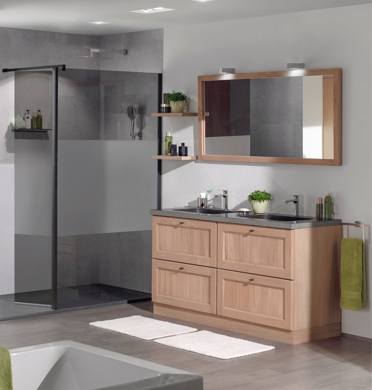 Balmani Legno miroir rectangulaire 150 x 72 cm