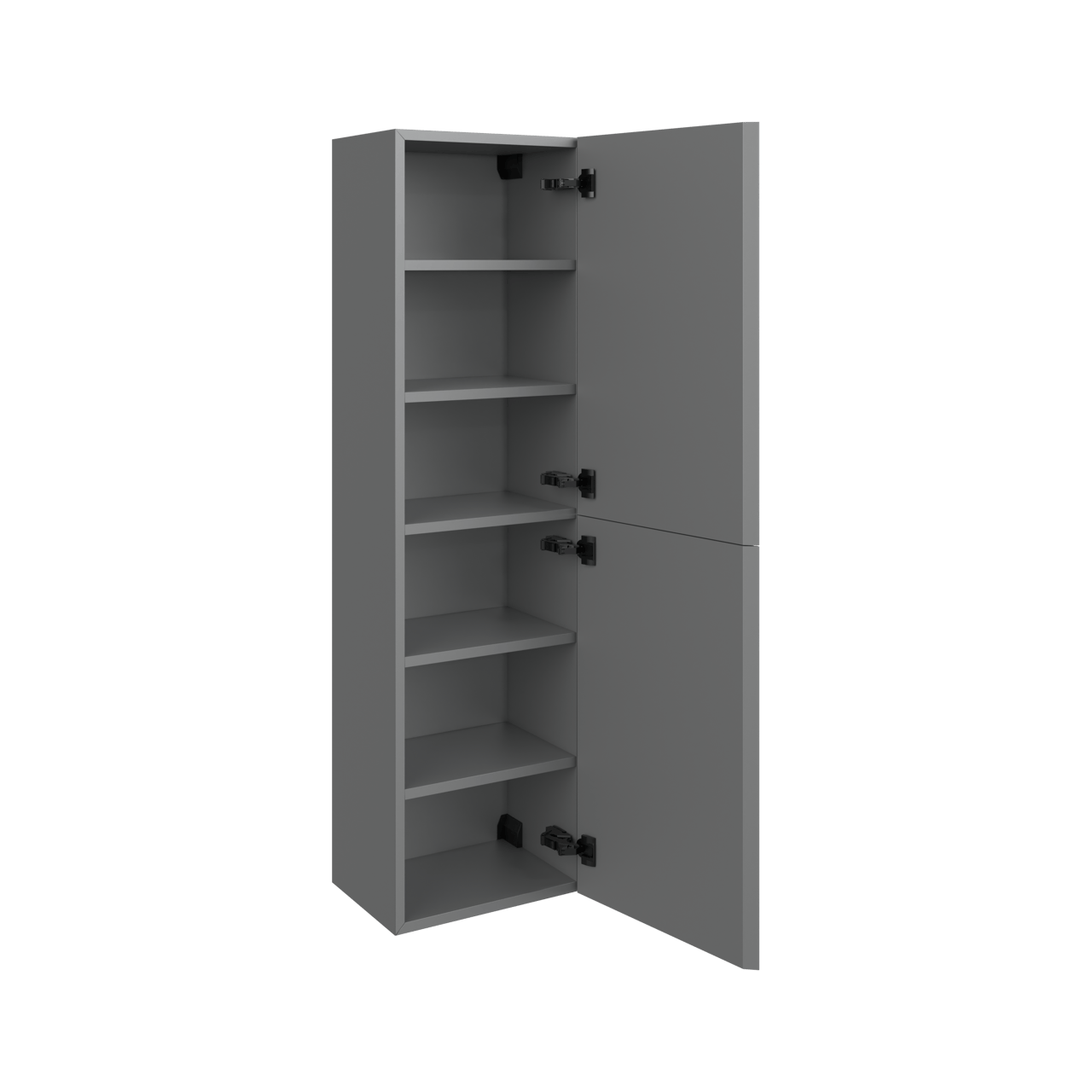 Balmani Fila colonne salle de bains suspendue gris pierre 42 x 30 x 150 cm