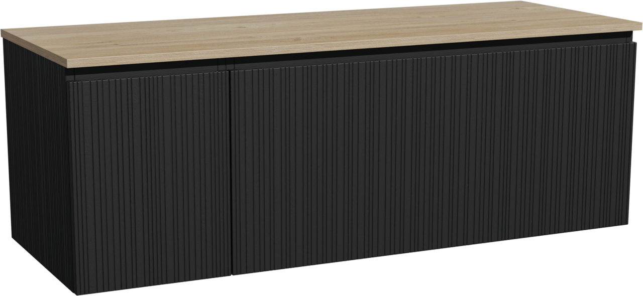 Storke Ribs meuble salle de bains avec tablette pour vasques Panton