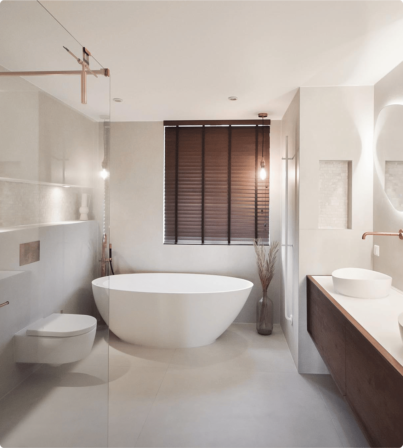 Hotel chique badkamerstijl