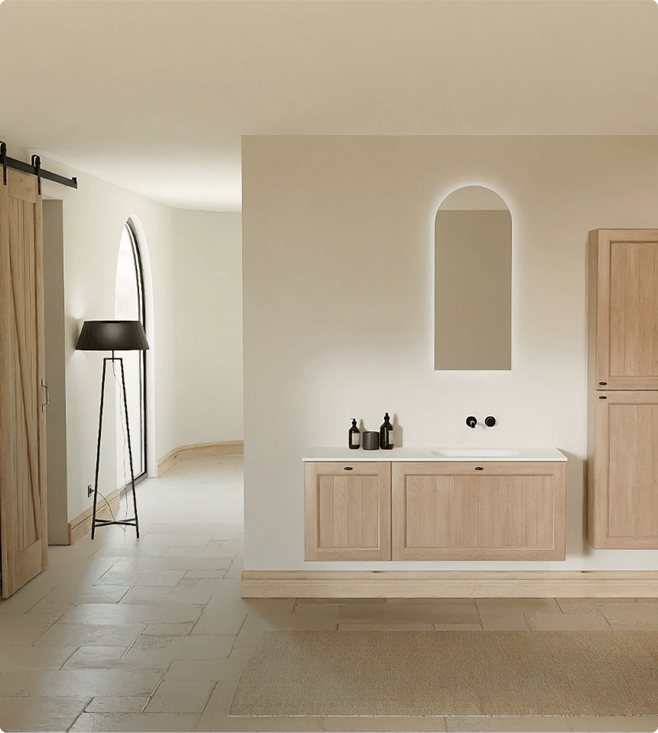 Landelijke badkamerstijl