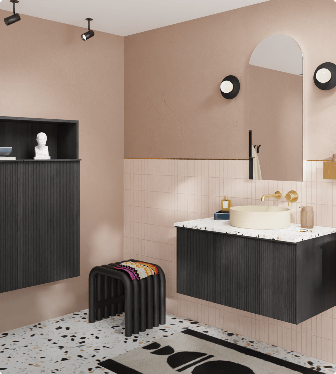 Moderne badkamerstijl