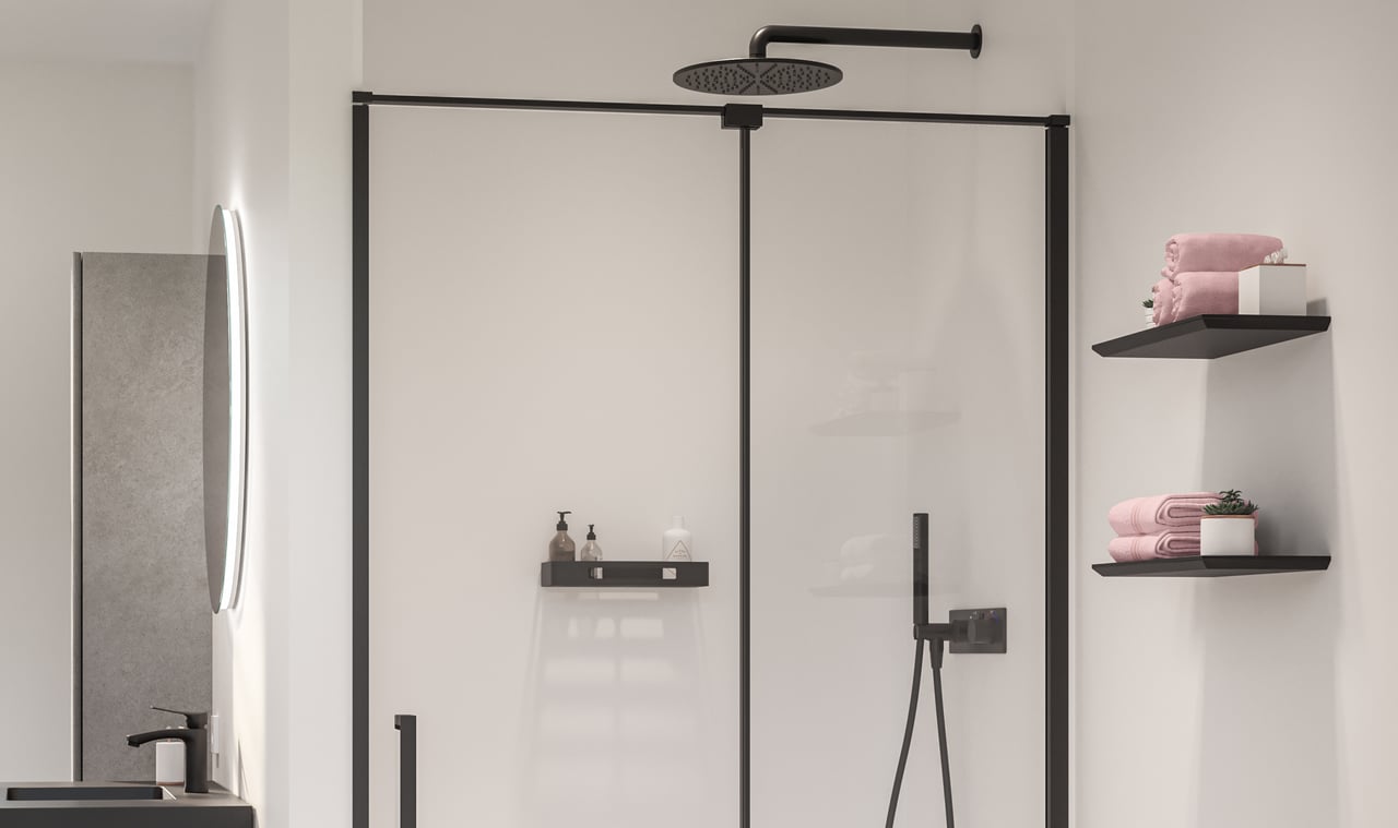 Blaufoss inbouwsysteem, discreet en functioneel, verkrijgbaar bij X²O badkamers.