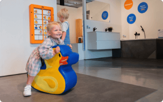 Ducky in onze showrooms