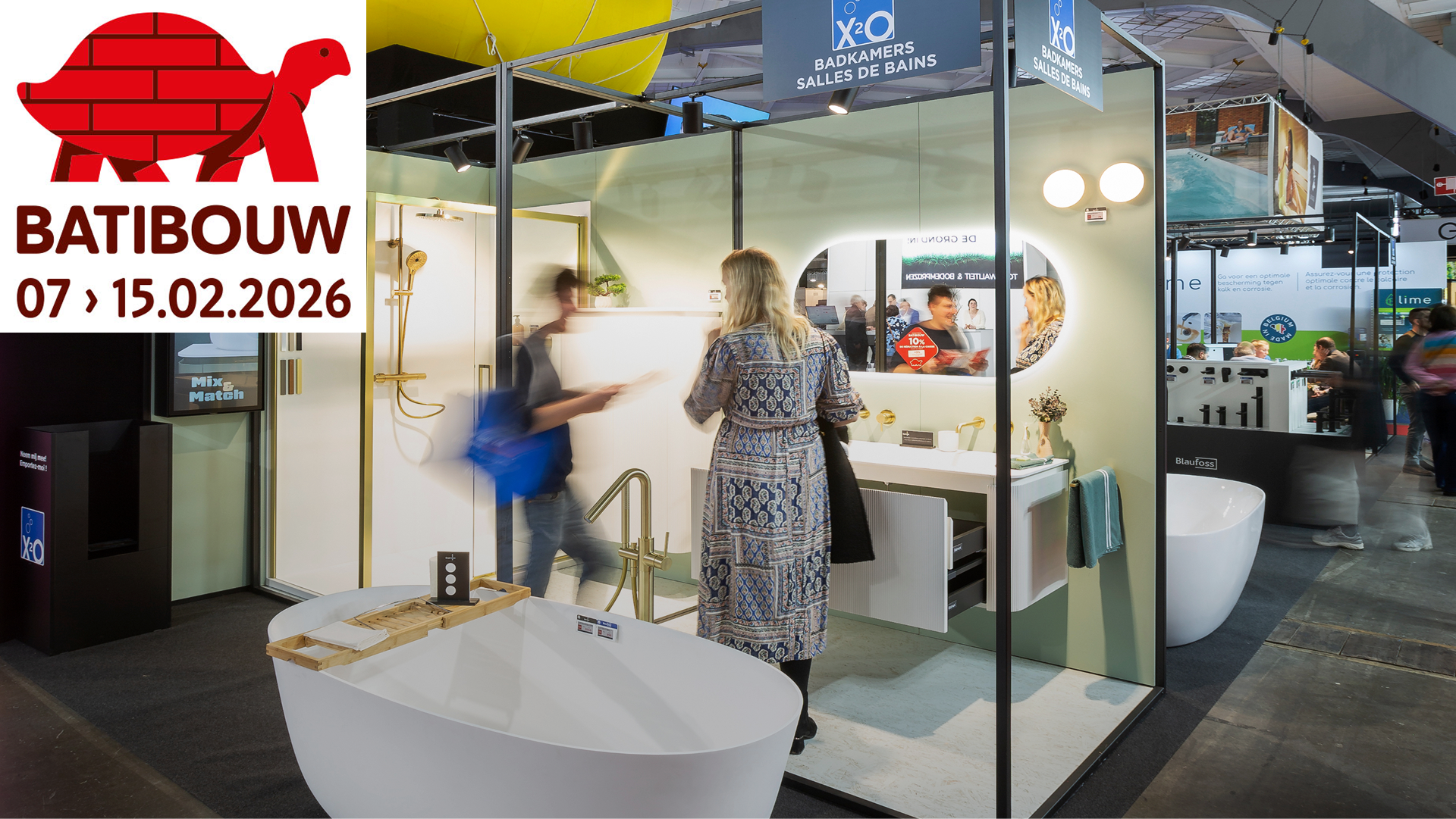 Visitez X²O à Batibouw