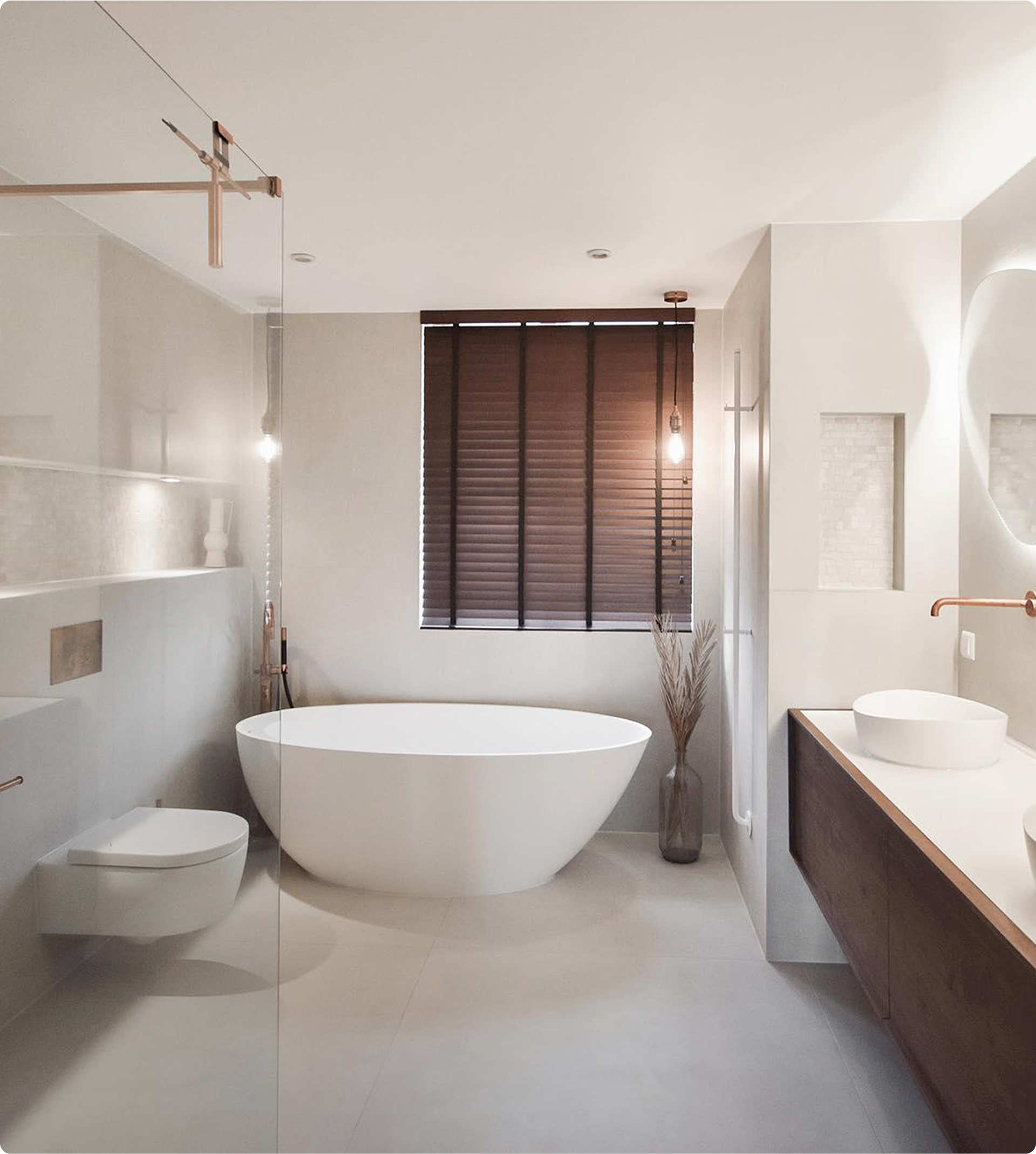 Hotel chique badkamerstijl