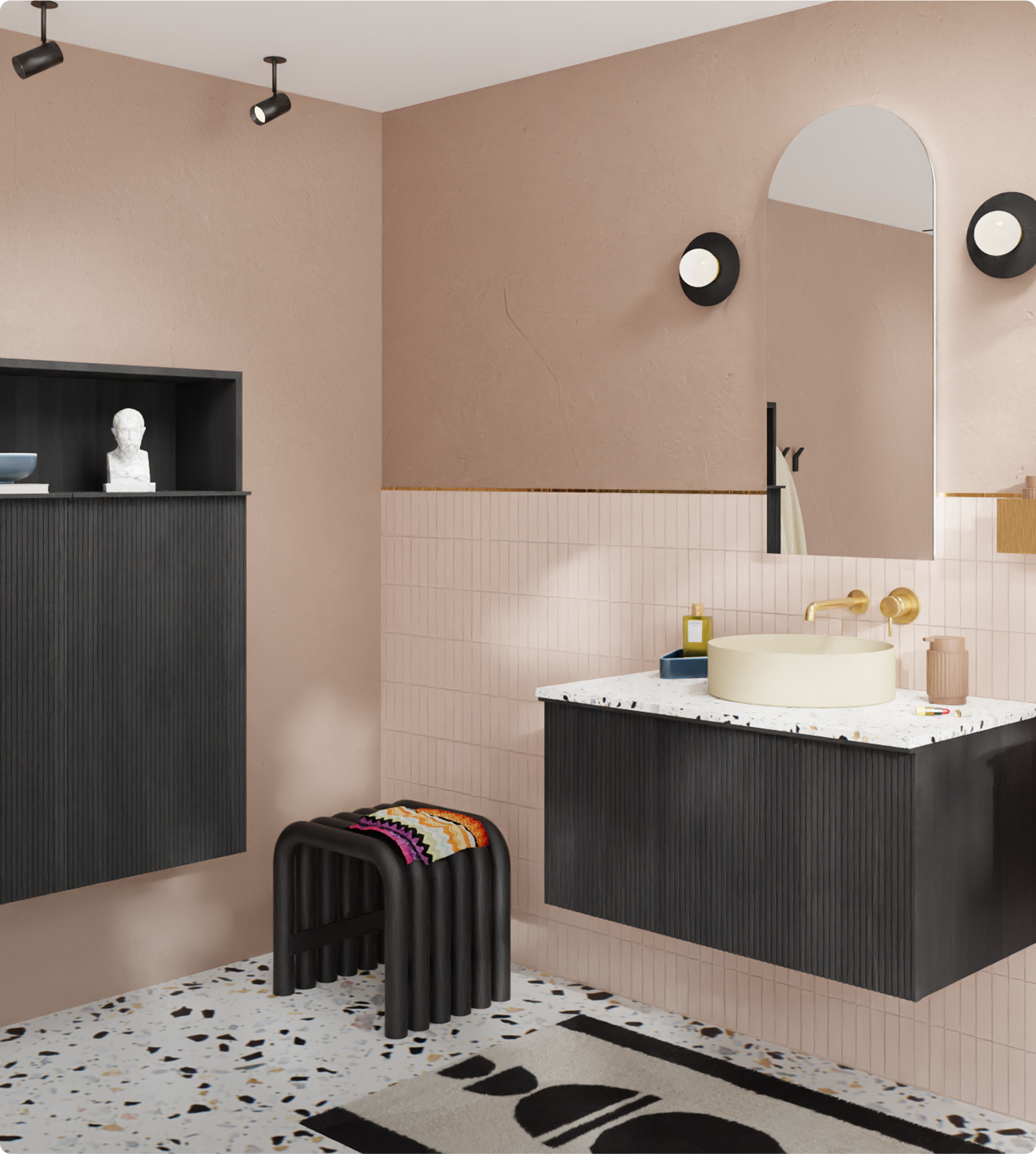 Moderne badkamerstijl