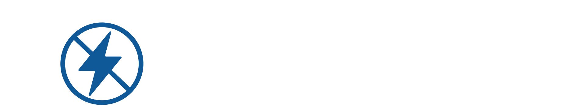 Icoon van een bliksemschicht met een diagonale streep erdoor, symbool dat Heau van x²o badkamers werkt zonder elektriciteit.