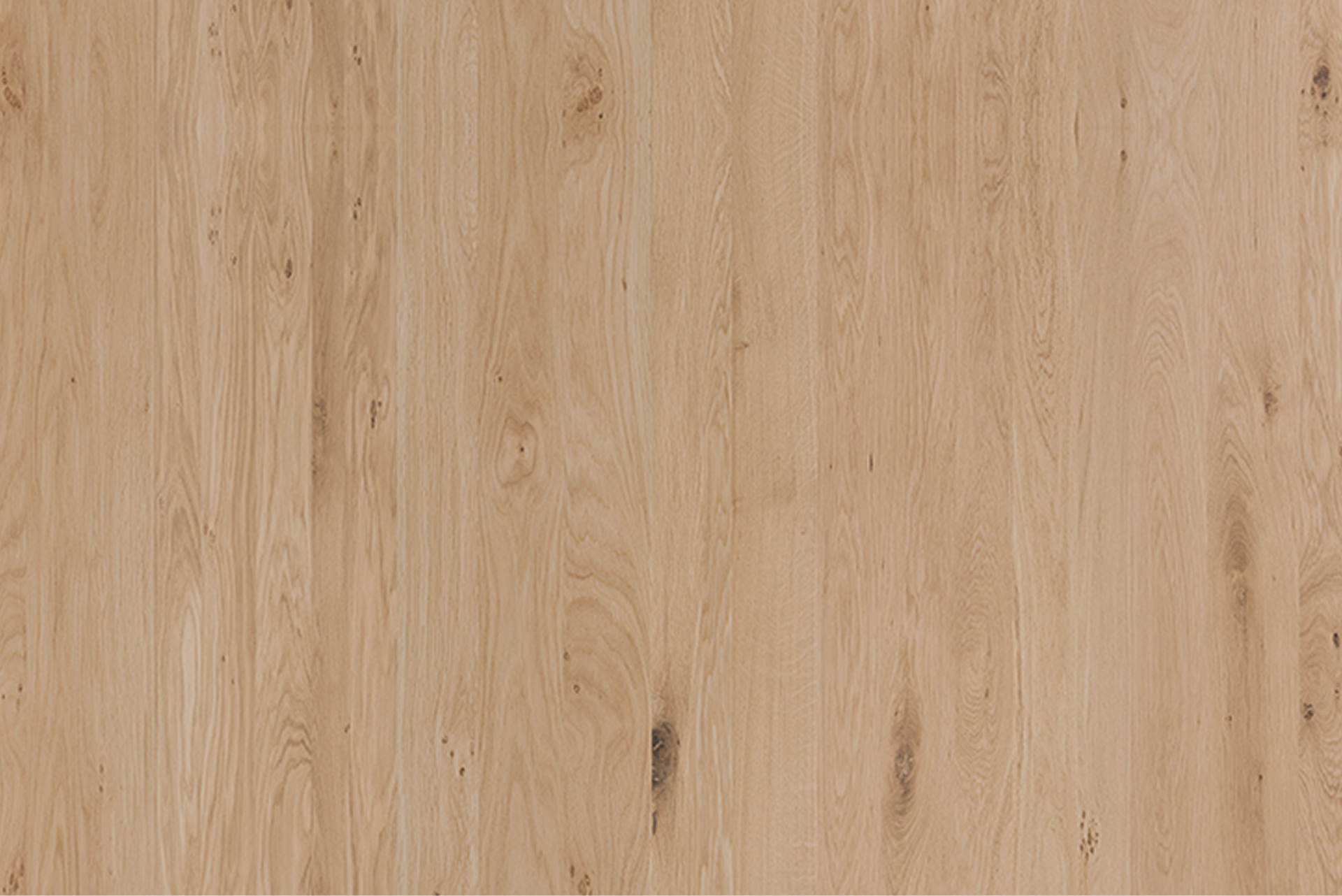 Finition chêne naturel de x²o salles de bains avec texture bois chaleureuse et veinage visible.