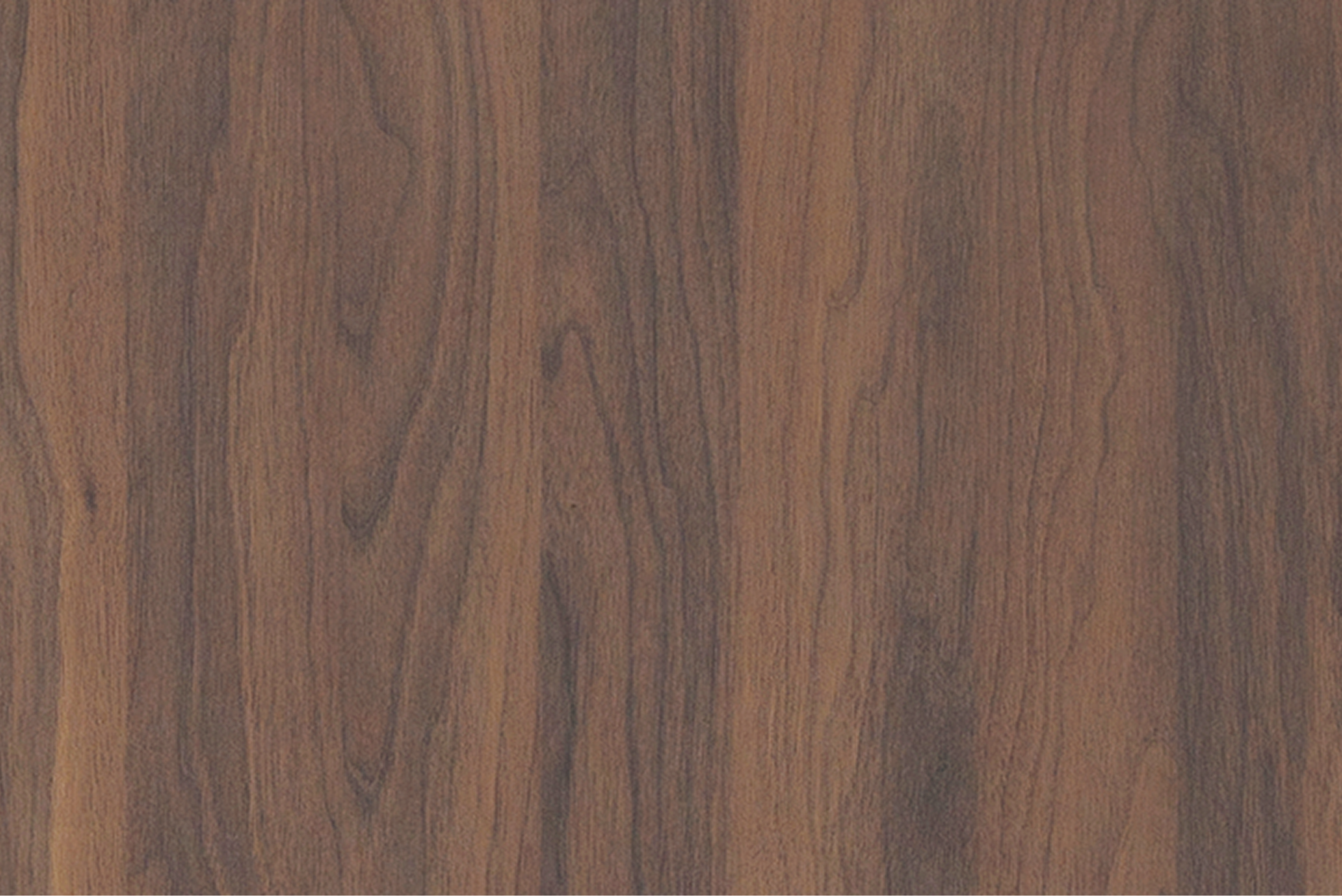 Échantillon bois couleur noyer de x²o salles de bains avec teintes brunes profondes et veinage visible.