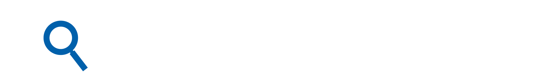 Icoon met vergrootglas dat symbool staat voor het analyseren van je ruimte – eerste stap naar het kiezen van de juiste badkamer trendkleuren 2026 bij X²O Badkamers.