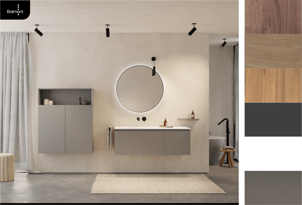 Schrank Spiegel Waschbecken