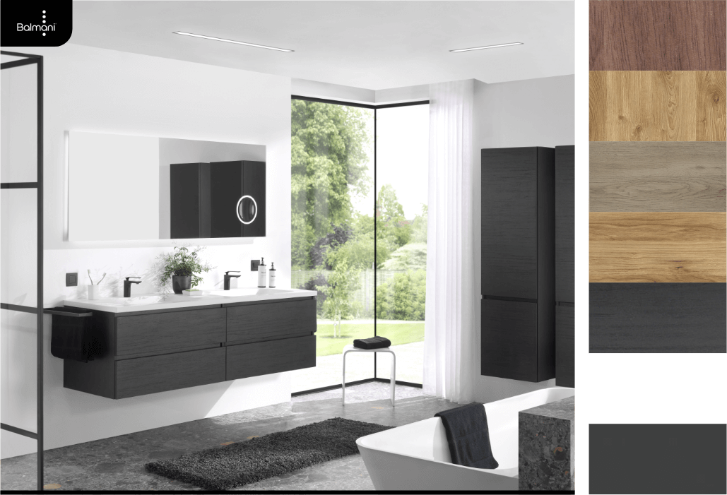 Badezimmer Waschbecken Spiegel Schrank Bad