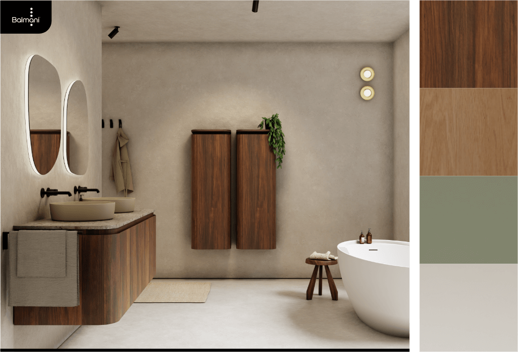 Badezimmer Waschbecken Spiegel Schrank Bad