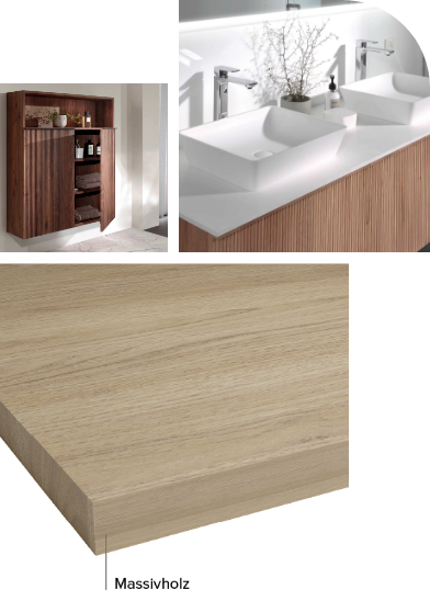 Waschbecken Schrank Holz