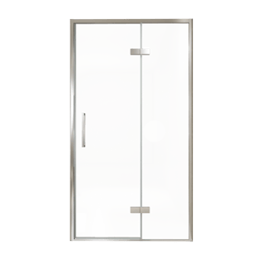Balmani Senses Design Dusche Drehtür, Rechts, 120 cm x 210 cm, Klarglas, Profil Chrom