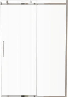 Luca Varess Boltano Dusche Schiebetür 140 cm x 200 cm Klarglas Chrom Profil