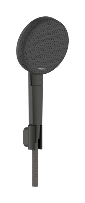 Hansgrohe Raindance Alive Select S 125 kit douchette 3 fonctions de jet Brushed Black Chrome