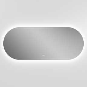 Balmani Cloud Touch ovaal badkamerspiegel 160 x 65 cm met spiegelverlichting en anti-damp