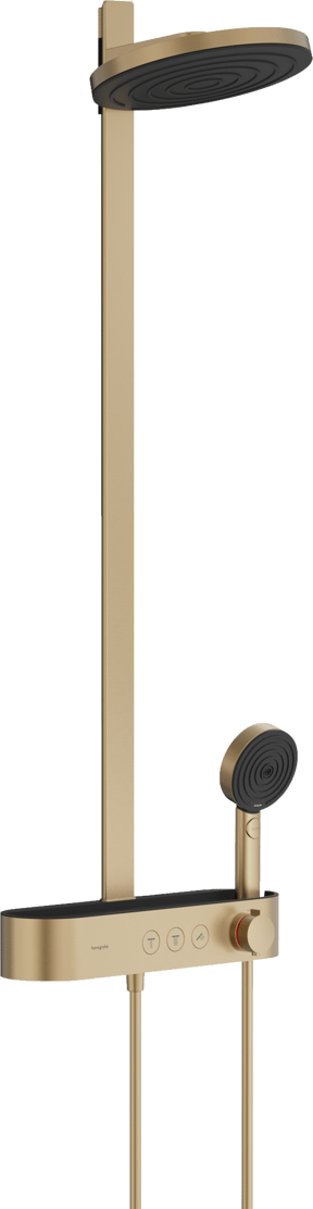 Hansgrohe Pulsify S260 thermostatische kraan regendoucheset Brushed Bronze