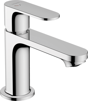 Hansgrohe Rebris 80 Niedrige Waschtischarmatur Chrom glänzend