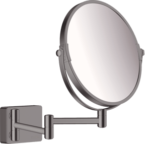 Hansgrohe AddStoris Kosmetikspiegel mit Vergrößerung Brushed Black Chrome