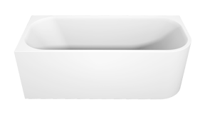Luca Varess Mezzo 2-Personen-Eckbadewanne: rechts, 170 x 75 cm, Acryl, Weiß matt