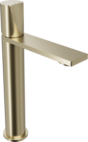 Blaufoss Eris EcoStart Erhöhte Waschtischarmatur Brushed Champagne Gold