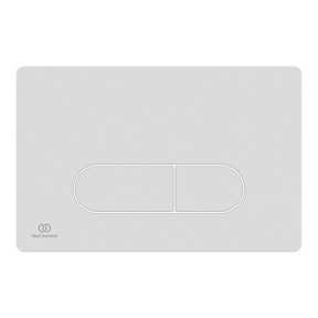 Oleas M1 plaque de commande Blanc Brillant pour Ideal Standard ProSys bâti-support