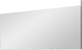 Storke Lucera rechthoekig badkamerspiegel 150 x 70 cm met spiegelverlichting en anti-damp