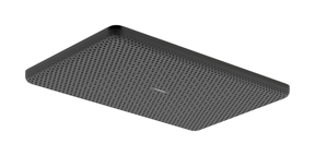 Hansgrohe Raindance Alive Q Tête de douche rectangulaire, 1 jet, 21/34cm Brushed Black Chrome