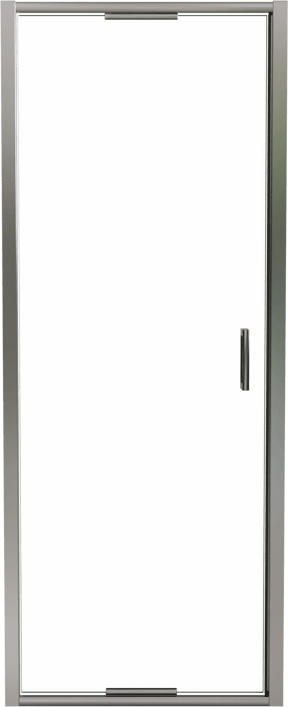 Luca Varess Vidor In Dusche Drehtür 80 cm x 190 cm Klarglas glänzend Chrom Profil