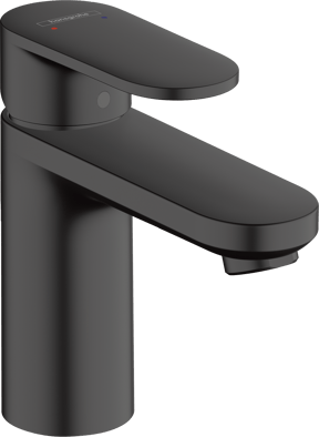 Hansgrohe Vernis Blend 100 robinet de lavabo bas Noir Mat