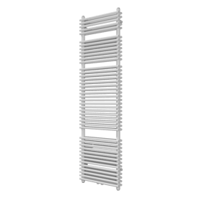 Vipera Alegria dubbele handdoekradiator 50 x 180 cm centrale verwarming Hoogglans Wit zij- en middenaansluiting 1.688W
