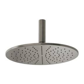 Blaufoss Round 300 hoofddouche met plafondsteun ø30cm Brushed GunMetal