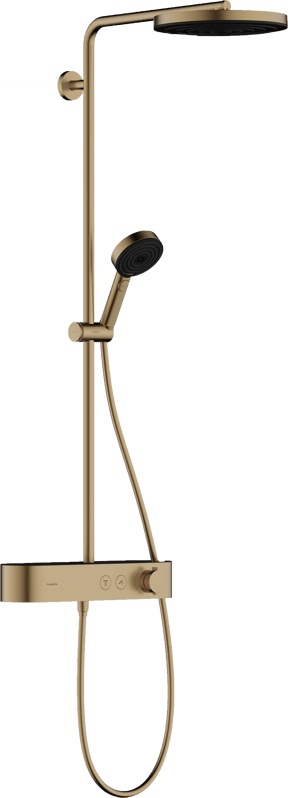 Hansgrohe Pulsify S260 thermostatische kraan regendoucheset Brushed Bronze