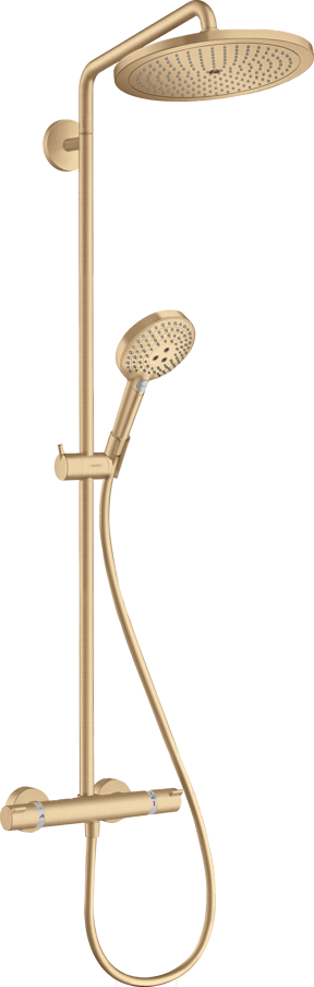 Hansgrohe Croma Select S280 thermostatische kraan regendoucheset Brushed Bronze