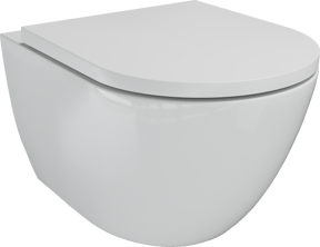 Luca Varess Moreno hangtoilet glanzend wit randloos SilentFlush 2.0