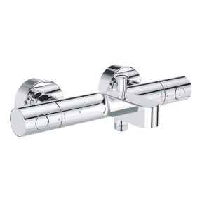 Grohe Grohtherm 800 Cosmopolitan Thermostat-Badewannenarmatur: Chrom glänzend