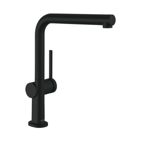 Hansgrohe Talis M54 270 Küchenarmatur: Schwarz matt, mit ausziehbarer Handbrause