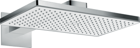 Hansgrohe Rainmaker Select rechthoekige regendouchekop met muursteun 46 x 27 cm Glanzend Chroom