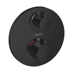 Hansgrohe Ecostat S thermostat de douche encastré noir mat