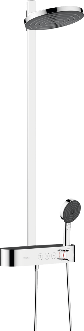 Hansgrohe Pulsify S260 thermostatische kraan regendoucheset Glanzend Chroom