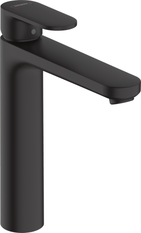 Hansgrohe Vernis Blend erhöhte Waschtischarmatur Schwarz Matt