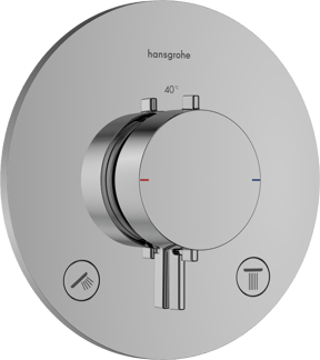 Hansgrohe Ecostat Comfort S thermostat de douche encastré 2 fonctions chrome brillant
