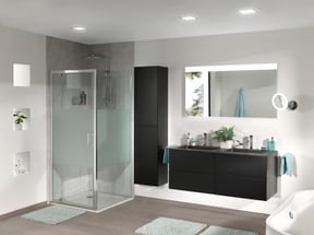 Storke Lucera rechthoekig badkamerspiegel 130 x 70 cm met spiegelverlichting en anti-damp