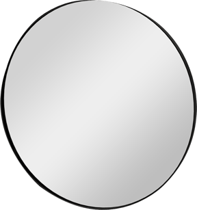 Storke Nero rond badkamerspiegel zwart Ø 60 cm
