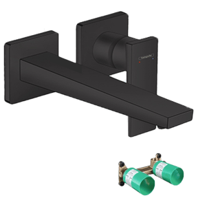 Hansgrohe Metropol inbouw wastafelkraan Mat Zwart incl. inbouwelement