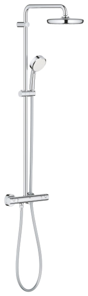 Grohe Tempesta Cosmopolitan System 210 colonne de douche de pluie mitigeur thermostatique chrome brillant