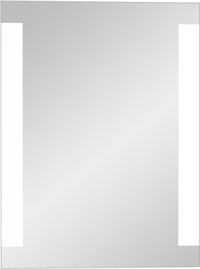 Linie Lunar rechthoekig badkamerspiegel 60 x 80 cm met spiegelverlichting